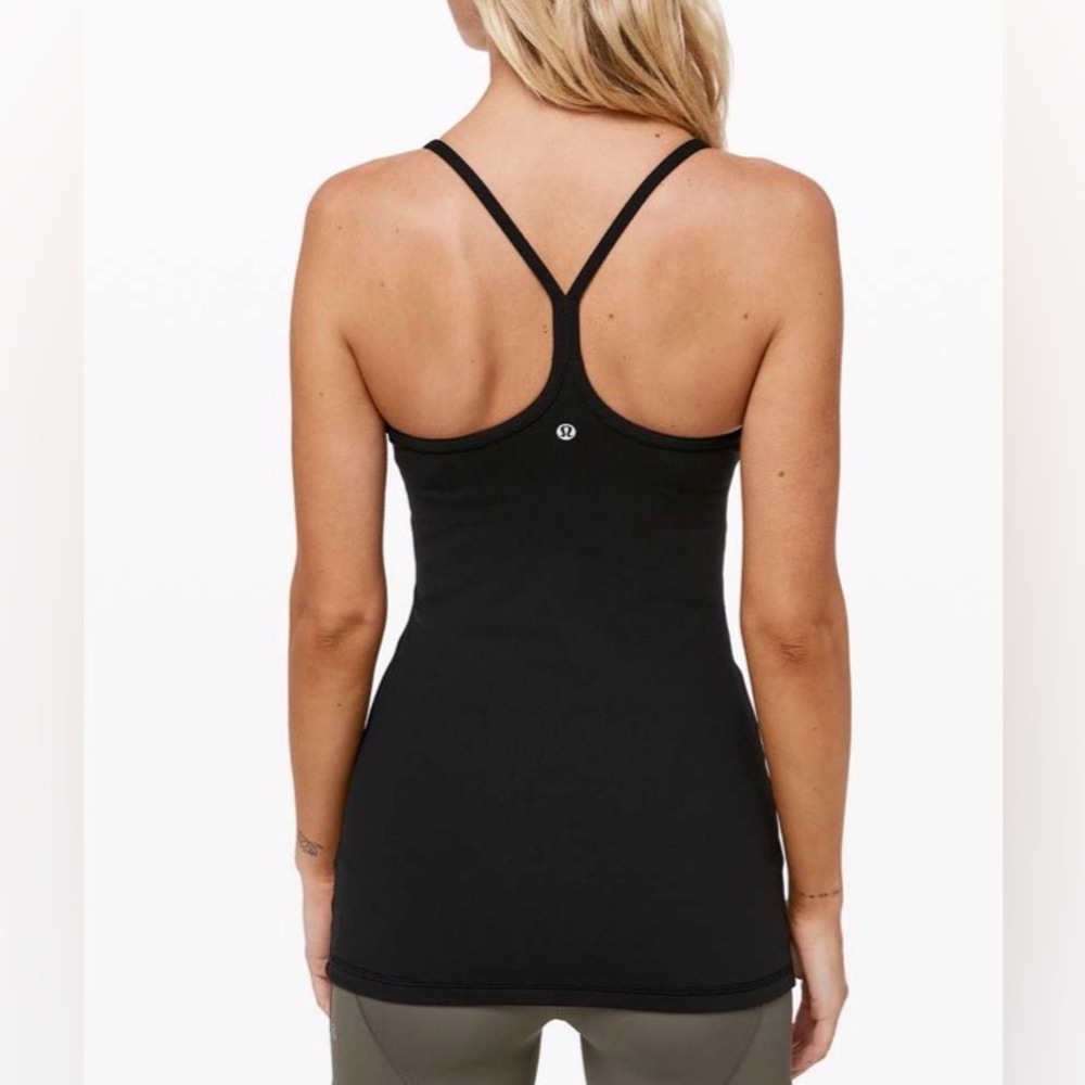 Lululemon Power Y Tank *Luon
Black Sz 4